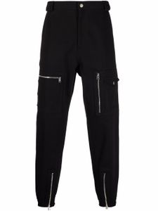 Alexander McQueen pantalon à détails de zips - Noir