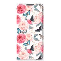 Motorola Edge 30 Pro Smart Cover Butterfly Roses