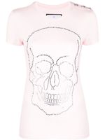 Philipp Plein t-shirt à ornements en cristal - Rose