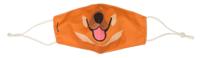 Kikkerland mondmasker Dog junior polyester oranje one size