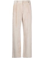 Brunello Cucinelli pantalon en velours côtelé à coupe ample - Tons neutres