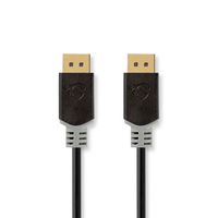 Nedis DisplayPort-Kabel | DisplayPort Male | DisplayPort Male | 2 m / Grijs | 1 stuks - CCBW37014AT20 CCBW37014AT20