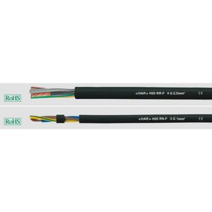 Helukabel 35005 Rubberkabel H05RR-F 3 G 0.75 mm² Zwart 100 m