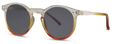 CWI zonnebril panto unisex cat. 3 grijs/roestbruin/zwart CWI zonnebril panto unisex cat. 3 grijs/roestbruin/zwart