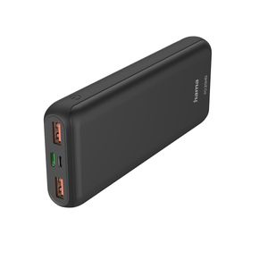 Hama PD20-HD Powerbank 20000 mAh LiPo USB-A, USB-C Antraciet