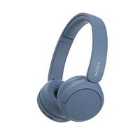 Sony WH-CH520 Draadloze Bluetooth-hoofdtelefoon, tot 50 uur batterijduur met snellaadfunctie, on-ear model, blauw