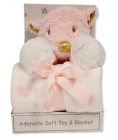 Nursery Time fleecedeken met vos 75x90 cm polyester