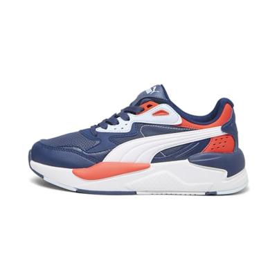 PUMA X-ray Speed Jr Sneakers voor kinderen, uniseks, Inky Blue PUMA White Perzisch Blauw Hoesje Foliage, 39 EU