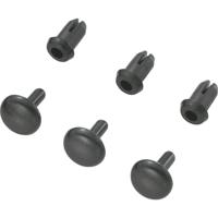 TRU COMPONENTS TC-SRR-355K203 Splijtnagel Gat diameter 3 mm Zwart 1000 stuk(s) - thumbnail