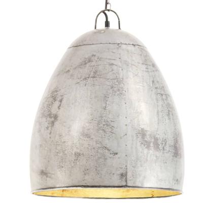 vidaXL Hanglamp industrieel rond 25 W E27 42 cm zilverkleurig vidaXL Hanglamp industrieel rond 25 W E27 42 cm zilverkleurig