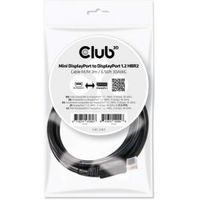 CLUB3D Mini DisplayPort to DisplayPort 1.2 M/M 2m/6.56ft 4K60Hz - thumbnail