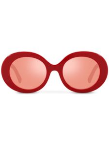 Dolce & Gabbana Eyewear lunettes de soleil à monture ronde - Rouge