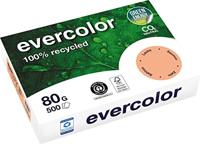 Clairefontaine Evercolor gerecycled papier, 80 g, A4, 5 stuks Zalm