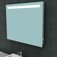 Badkamerspiegel Wiesbaden Tigris 100x80cm met LED Verlichting Stopcontact