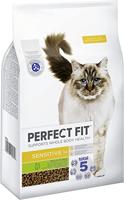 PERFECT FIT Volwassen droogvoer voor volwassenen, gevoelige katten vanaf 1 jaar - kalkoen, 7 kg (1 zak)