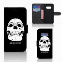 Telefoonhoesje met Naam Samsung Galaxy S10e Skull Eyes