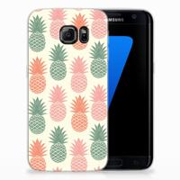 Samsung Galaxy S7 Edge Siliconen Case Ananas