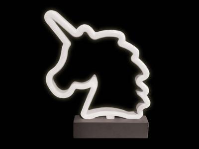 I Total decoratielamp Unicorn meisjes 22,6 x 18,6 cm PVC wit I Total decoratielamp Unicorn meisjes 22,6 x 18,6 cm PVC wit