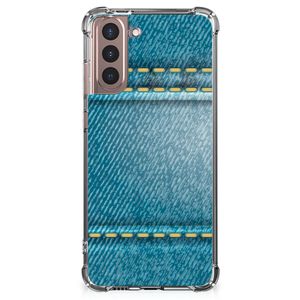 Samsung Galaxy S21 Plus Anti Shock Bumper Case Jeans