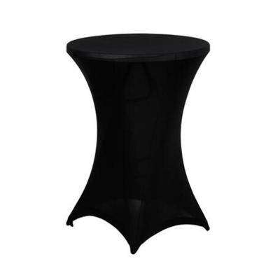 Alpina afdekhoes voor een statafel - zwart - spandex elastiek - 90 x 115 cm Alpina afdekhoes voor een statafel - zwart - spandex elastiek - 90 x 115 cm