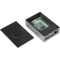 4B MFG Black behuizing voor mono-kaartcomputer, geschikt voor ontwikkelingskits): Raspberry Pi, zwart