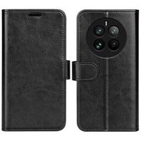 Realme 12 Pro/12 Pro+ Wallet Case met Magnetische Sluiting - Zwart - thumbnail