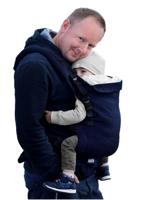 Kinder Hop draagzak Multi Grow Diamond 100% goud/grijs