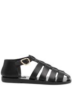 Ancient Greek Sandals sandales Homeria en cuir - Noir