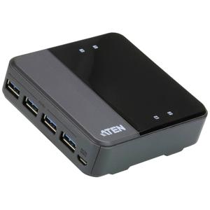 ATEN US3344 4 poorten USB 3.2 Gen 1-schakelaar (USB 3.0) Zwart