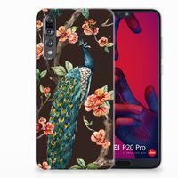 Huawei P20 Pro TPU Hoesje Pauw met Bloemen