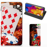 LG V40 Thinq Hippe Standcase Casino - thumbnail