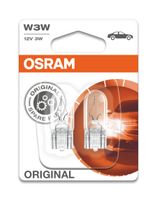 Glassokkel-gloeilamp W3W Original 3W [12V] (2 st.) OSRAM, Spanning (Volt)12V, u.a. fÃ¼r Jeep, Skoda, Chevrolet, Chrysler, Opel, Vauxhall, Gilera, Piagg - thumbnail