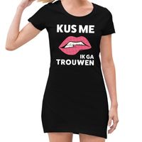 Kus me ik ga trouwen zwarte jurk voor dames XL (44)  - - thumbnail