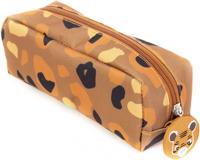 Les Deglingos etui junior 23 cm polyester bruin