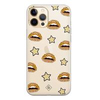 iPhone 12 Pro transparant hoesje - Leo kisses