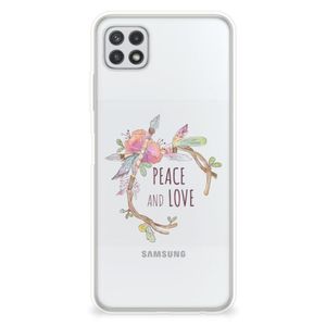 Samsung Galaxy A22 5G Telefoonhoesje met Naam Boho Text