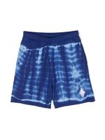 Marcelo Burlon County Of Milan Kids short de sport Soundwaves - Bleu