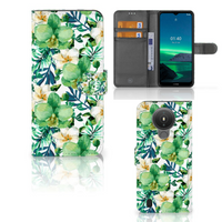 Nokia 1.4 Hoesje Orchidee Groen