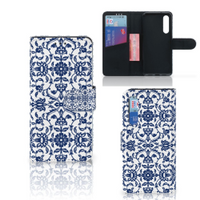 Xiaomi Mi 9 SE Hoesje Flower Blue - thumbnail