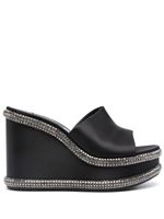 Casadei mules Jasmine Stratosphere 80 mm - Noir - thumbnail