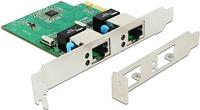 Delock compatible PCI Express Card > 2 x Gigabit LAN - Netzwerkadapter - PCIe 1.1 - Gigabit Ethernet x 2