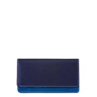 Mywalit leren portemonnee Medium Purse donkerblauw/blauw