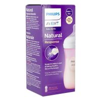 Avent Natural Response 3.0 Zuigfles 260 ml Roze - thumbnail