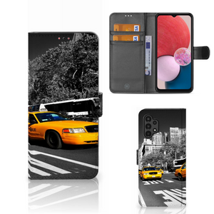 Samsung Galaxy A13 (4G) Flip Cover New York Taxi