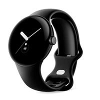 Google Pixel Watch - Android smartwatch met activiteitstracker en analyse - behuizing van roestvrij staal mat zwart met sportarmband kleur vulkanisch zwart, LTE