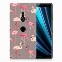 Sony Xperia XZ3 TPU Hoesje Flamingo