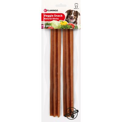 Hondensnack Veggie Staaf 24 cm 2 stuks 190 gr - 2 stuks x 24 cm Flamingo Hondensnack Veggie Staaf 24 cm 2 stuks 190 gr - 2 stuks x 24 cm Flamingo