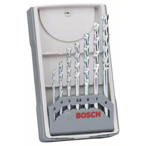 Bosch Accessories CYL-1 2607017035 Carbide Steen-spiraalboorset 7-delig 3 mm, 4 mm, 5 mm, 5.5 mm, 6 mm, 7 mm, 8 mm Cilinderschacht 1 set(s)