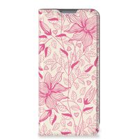 Xiaomi 12 | 12X Smart Cover Pink Flowers - thumbnail