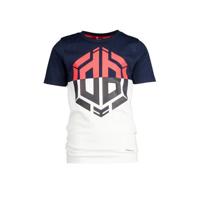 Vingino Daley Blind T-shirt Horres met logo donkrblauw/wit/rood